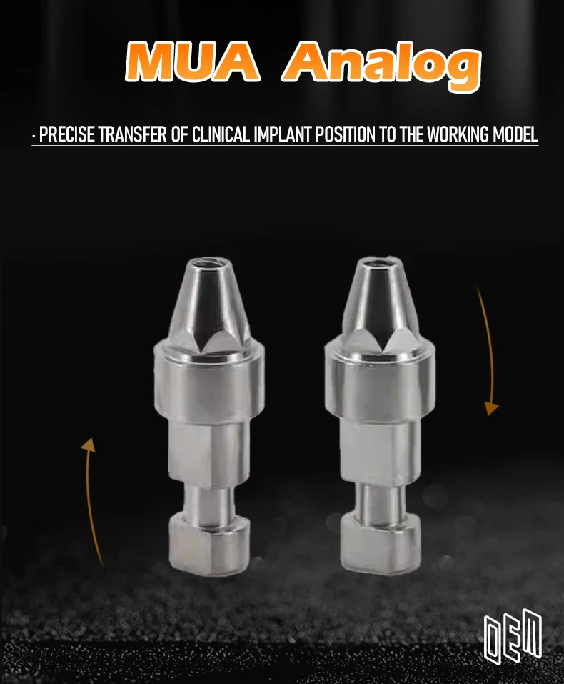 Megagen Bluediamond OEM Multi-unit Straight/Angled Abutment MUA Analog Impression Post Dental Consumables on Sale supplier