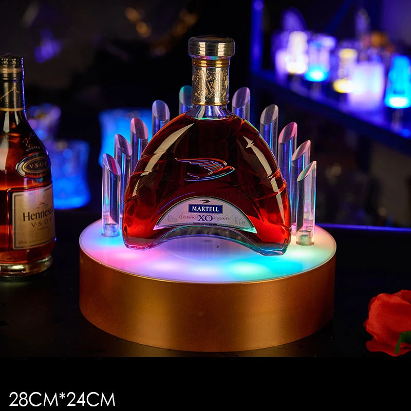 The best-selling high-quality luminous wine Holder wine champagne XO creative luminous display wine Holder