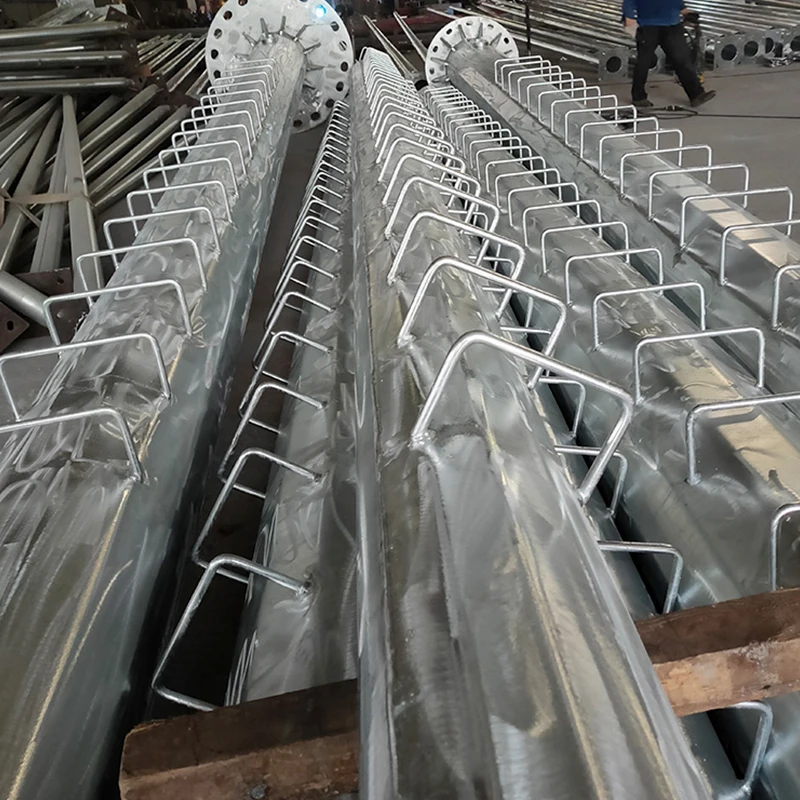 DAWN Factory Sales High Mast Light Pole 8M 10M 12M 15M 20M 25M Folding Stadium Light Poles for Football Stadiums