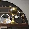 Globe ok three-piece set (gold/black and white)
