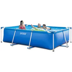 Original INTEX 28270 220*150*60cm Intex Adult Swimming Pools Rectangular Metal Frame Pool