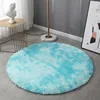 Circular tie-dye sky blue
