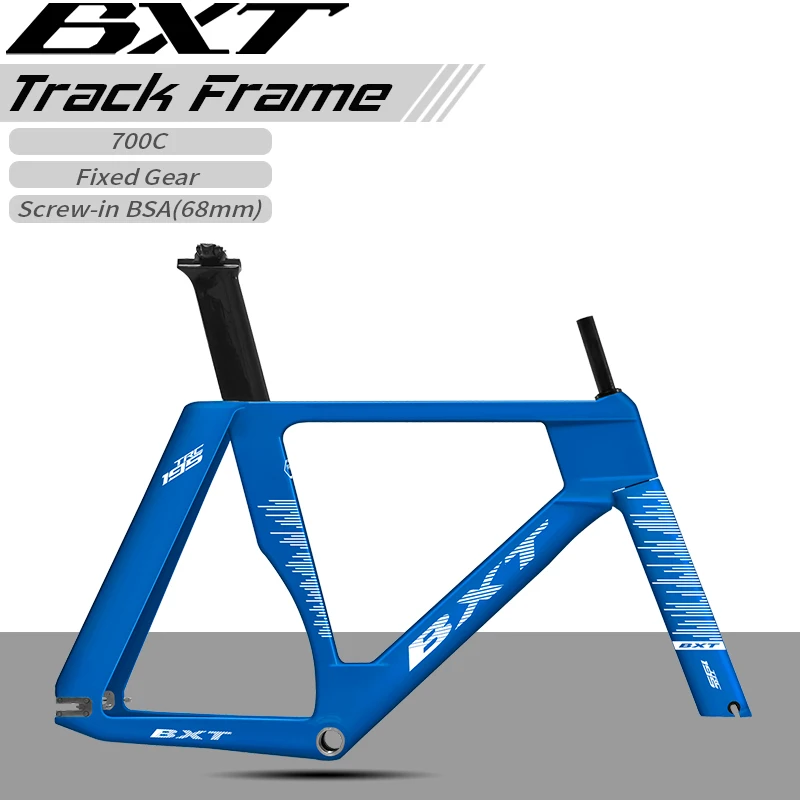 BXT 2025 NEW カーボントラックフレーム TRC-195 固定ギア自転車フレーム