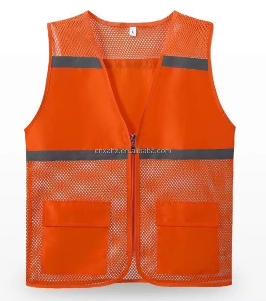 High Visibility Breathable Hi Vis Construction Reflective Safety Vest ...