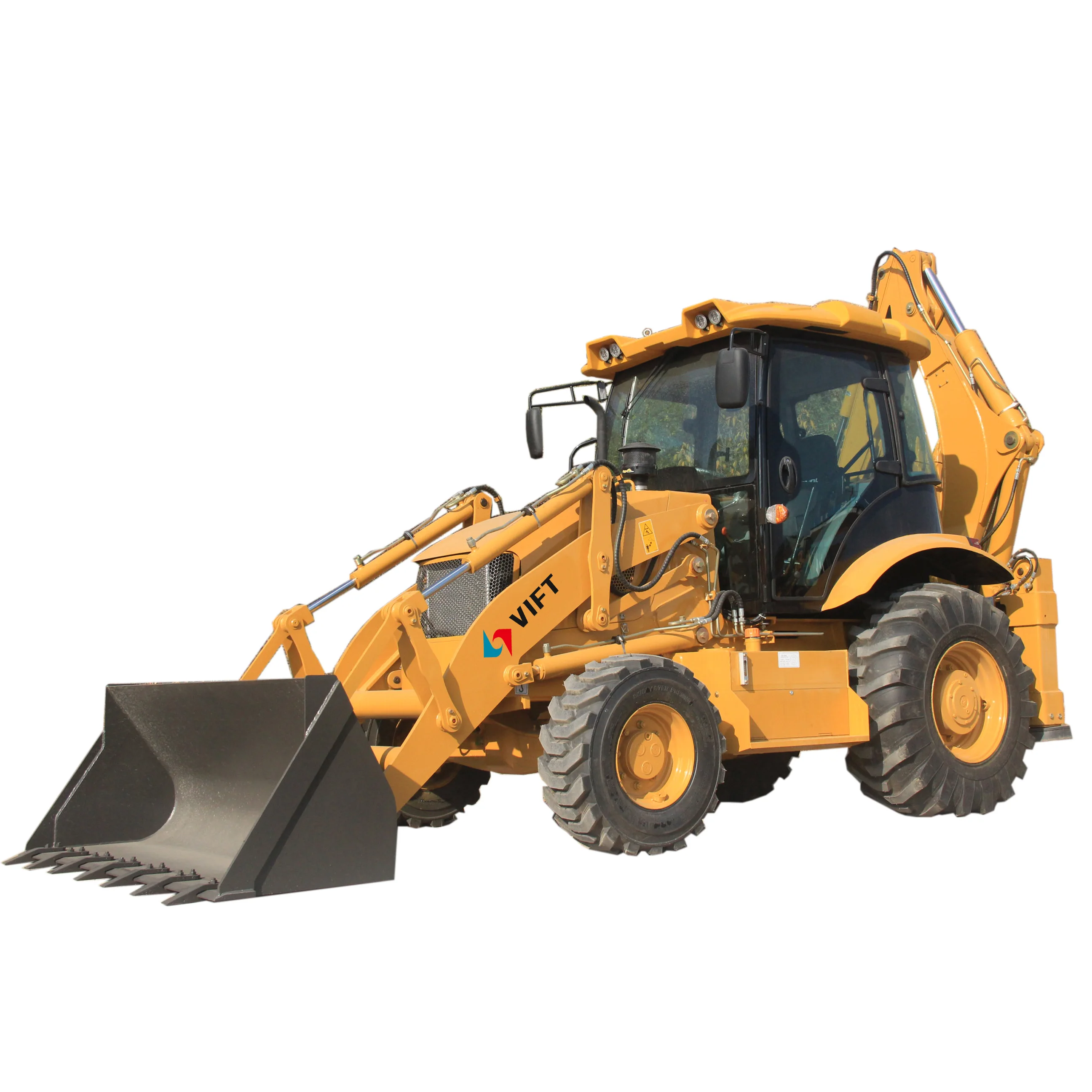 VIFT Factory Supply New Condition Small Construction Machinery 2.5 Ton Diesel Backhoe Loader Tractor EPA Euro CE Certificate