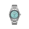 Blue face men watch