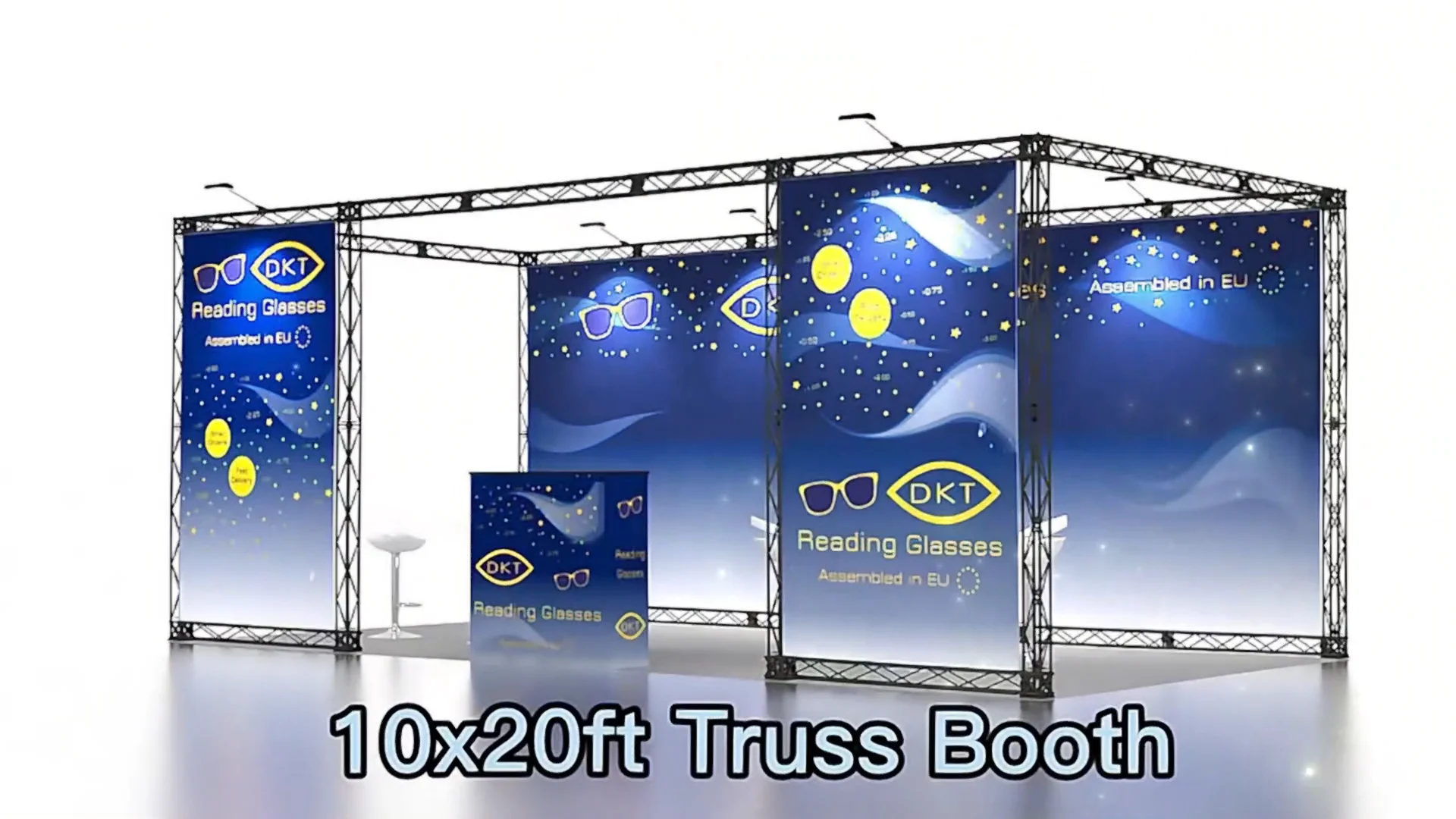 Portable 6x3 Meters Quality Aluminum Tension Fabric Advertising Display ...