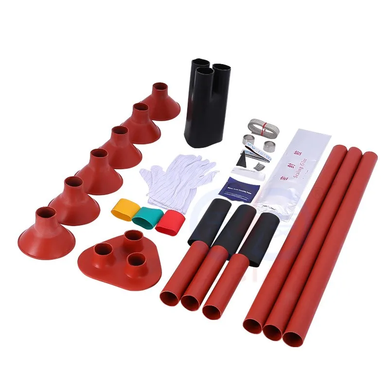 15KV High Shrink Insulation Sleeve Thickened Heat Wire Protective PE Material For Temperatures ROHS Certified manufacture