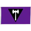 drapeau de fierté lesbienne butch labrys