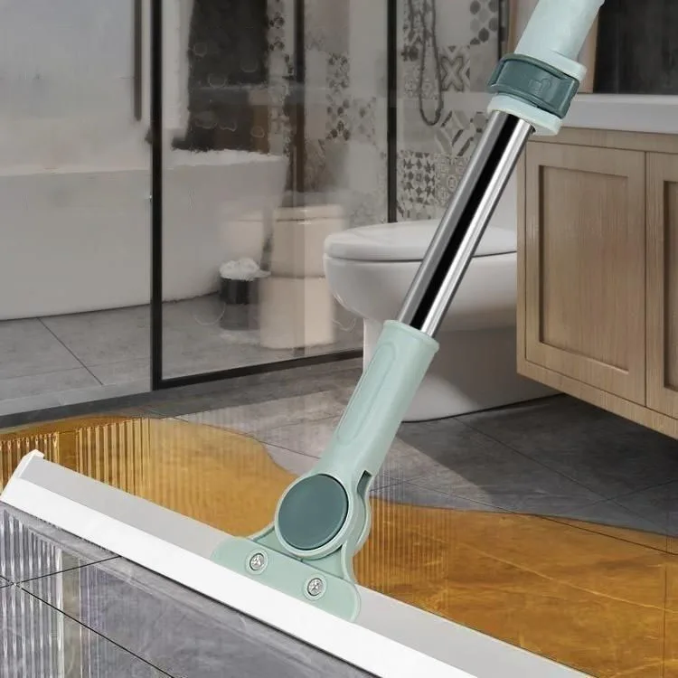 Multifunctional Magic Sweeper Broom Floor Scraper Dust Cleaner with Telescopic Handle Plastic Steel Material for Glass Cleaning