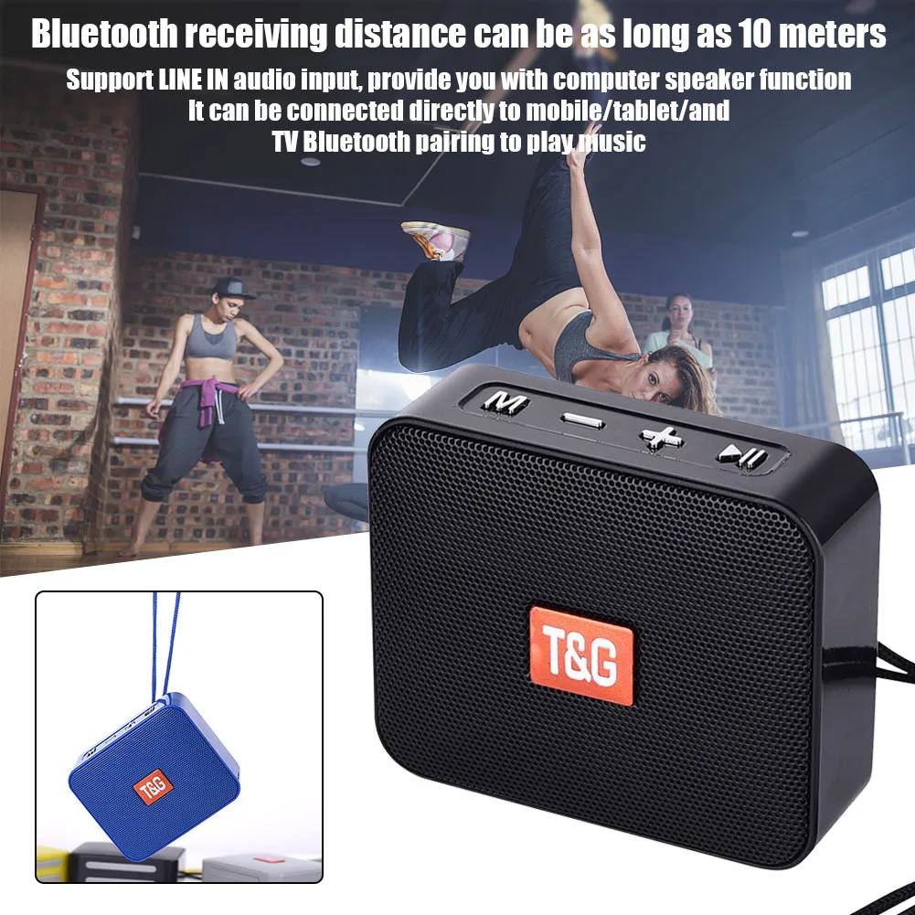 Newest Hot Sell Handsfree Mini Bluetooth Speakers TG166 Outdoor Portable Wireless Speaker Support FM Radio TF Card AUX - ANKUX.COM