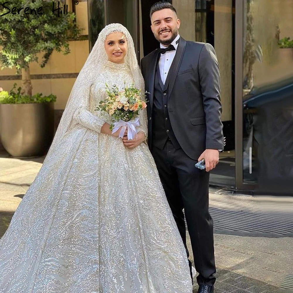 dress for wedding muslim Modest Lace With Sleeve,Muslim Bridal Dress With Cape,WD00915 offering full coverage and timeless charm for Muslim brides who value sophistication and tradition Silk Satin A Line Simple