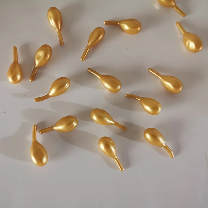 Wholesale Custom Golden Face Serum Vitamin E Moisturizing EGF Twist Off Skin Care Capsules