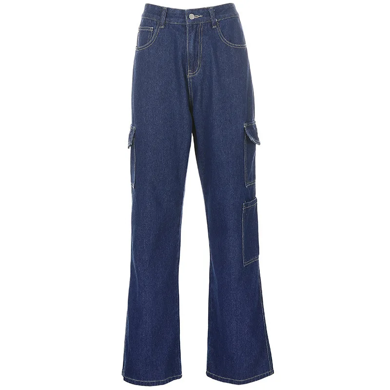 Pantalones Vaqueros De Mujer Design Sense Retro Sliver Acampanado Split  2023 Verano Otoño Cintura Alta Pantalones Sueltos De Pierna Ancha Coreano  Versátil De $125,18