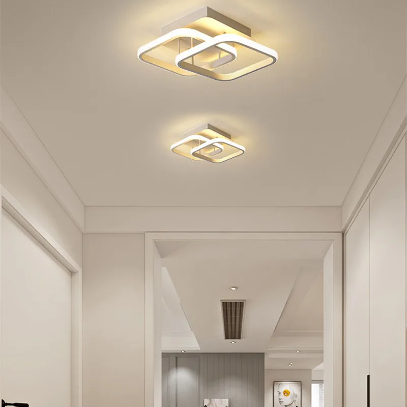 Hot Sale Simple Corridor Lamp Hall Entrance Porch Balcony Small LED Ceiling Lights Cloakroom Acrylic Fixture Lights