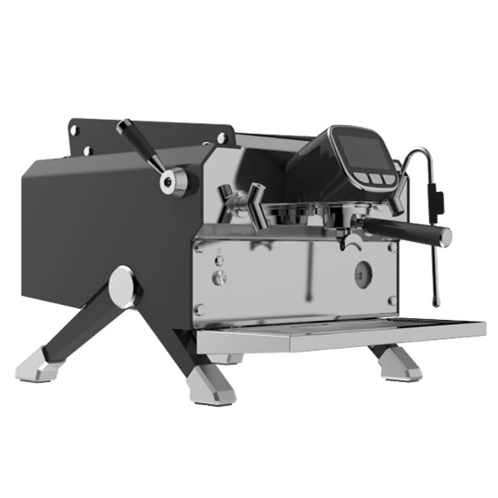 Commercial 2 Group Espresso Coffee Machine Programmable Classical Design for Cafe Use