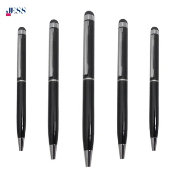 Wholesale China Active Stylus Pen for Touch Screen Short Black Ballpoint Pens Metal for Promotion Usage