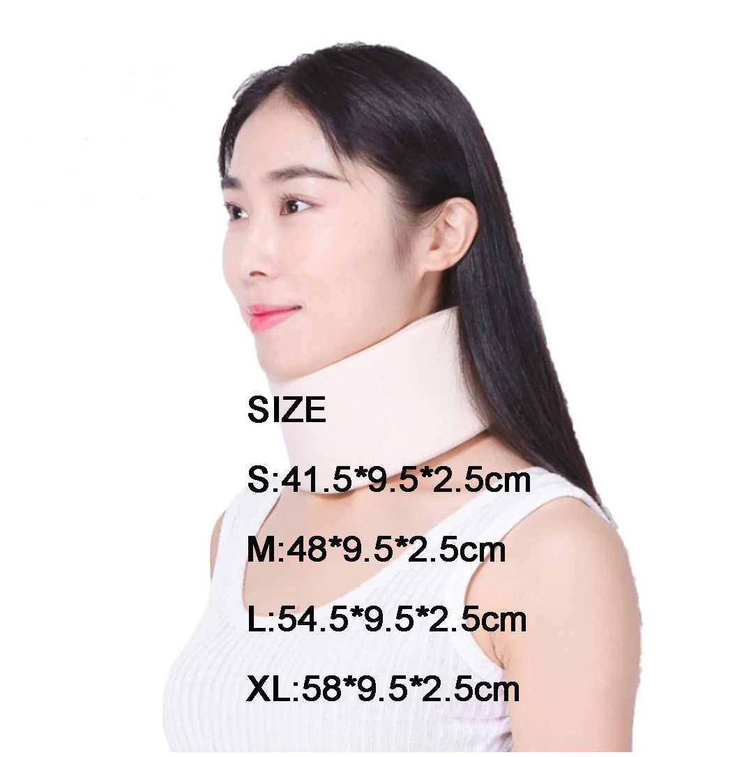 Soft Foam Neck Support Brace Adjustable Cervical Collar supplier