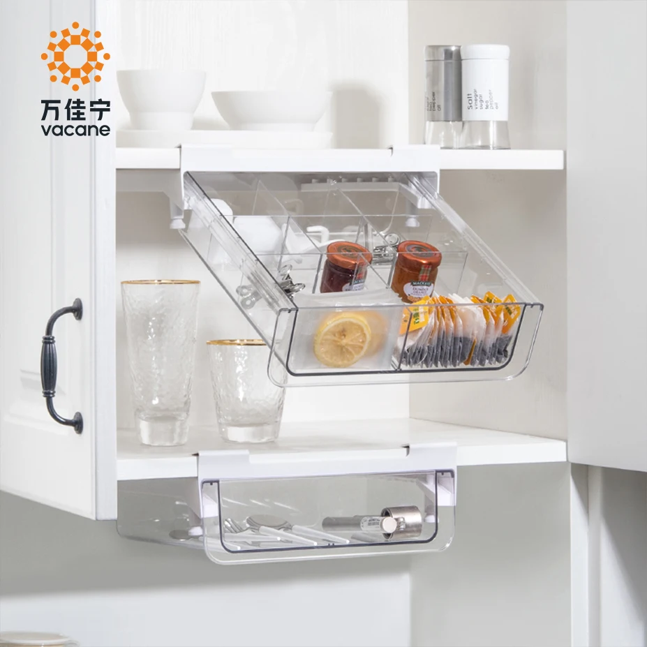 Vacane Under Desk Drawer Organizer Slide Out Hidden Drawer