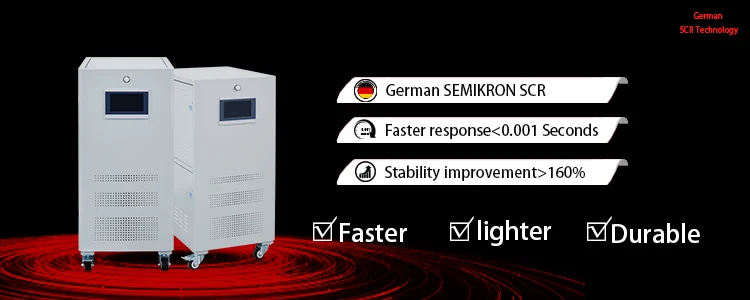 SCR 30KVA 50KVA 60KVA 100KVA AC 3 Phase Power Stabilizer SCR Thyristor Regulator