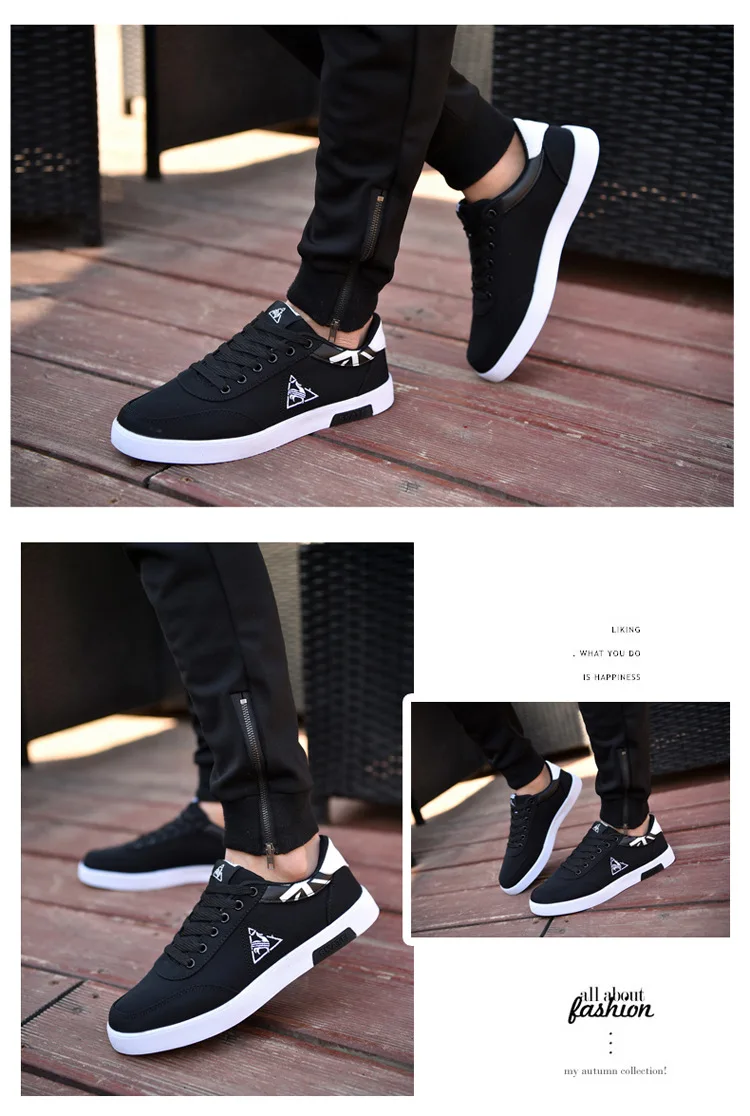 Shoes 2023 Men Casual Shoes Black Canvas Shoes And Sneakers - Buy White ...