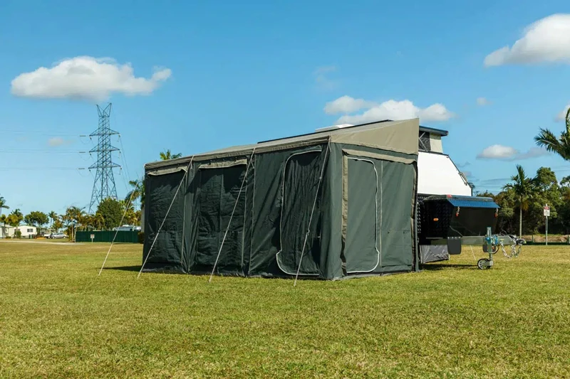 Torsion Axle Galvanized Off Road Camper Trailer With Inflatable Off