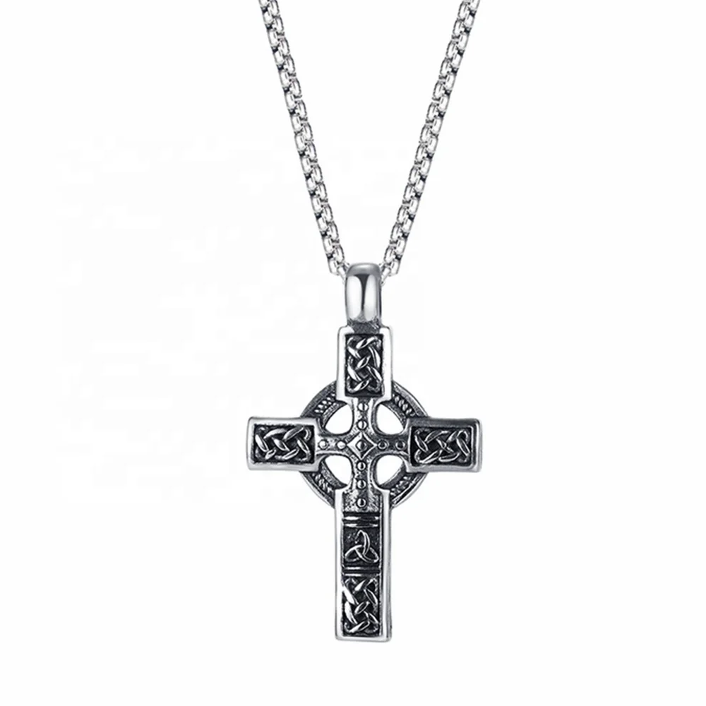 MECYLIFE Vintage Viking Celtic Knot Pendant Necklace