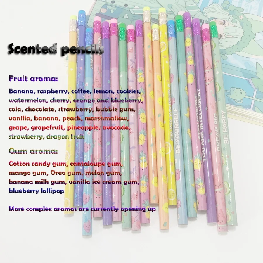 10 видов фруктовых ароматов ароматизированный карандаш