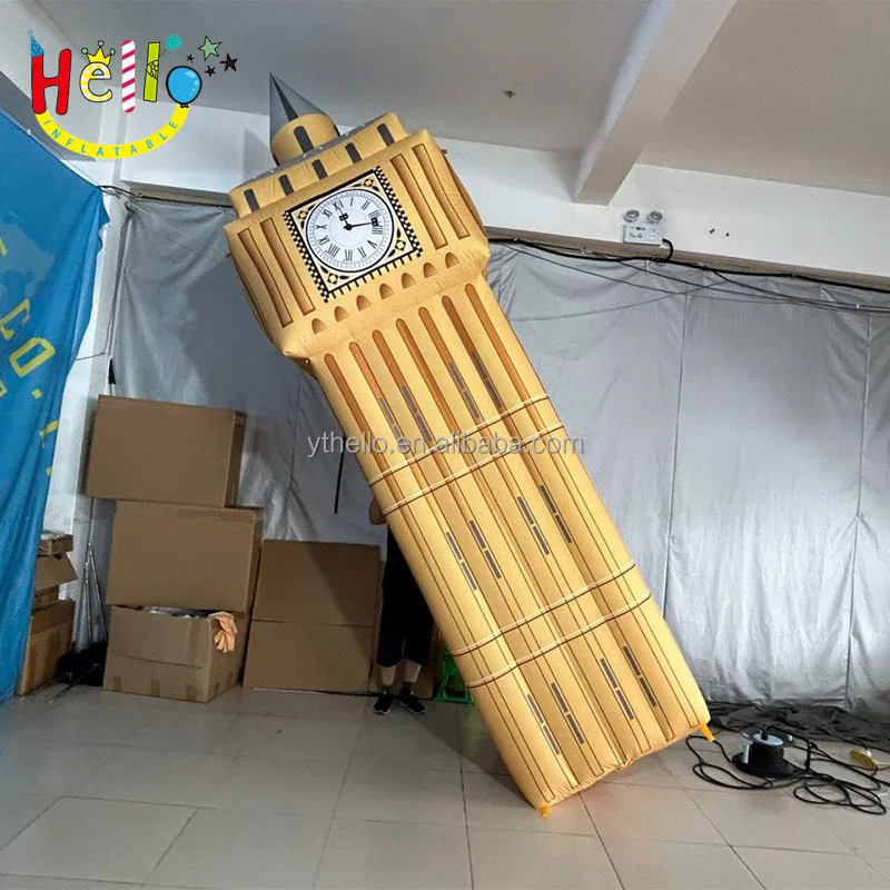 Customized Advertising Inflatable Buildings Inflatable Big Ben for Decoration