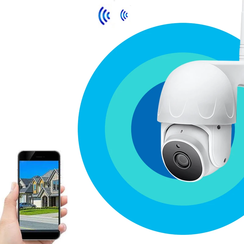 智能ai ptz摄像机wifi数码变焦自动人体跟踪运动检测报警两路音频迷你