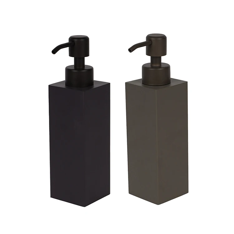 new product black 304 stainless steel 200ml hotel gel shampoo bottle soap dispenser pump