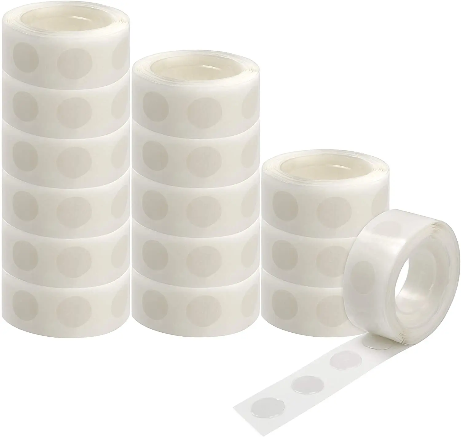 1roll PVC Balloon Glue, Simple White Double-sided Glue Dot For Balloon