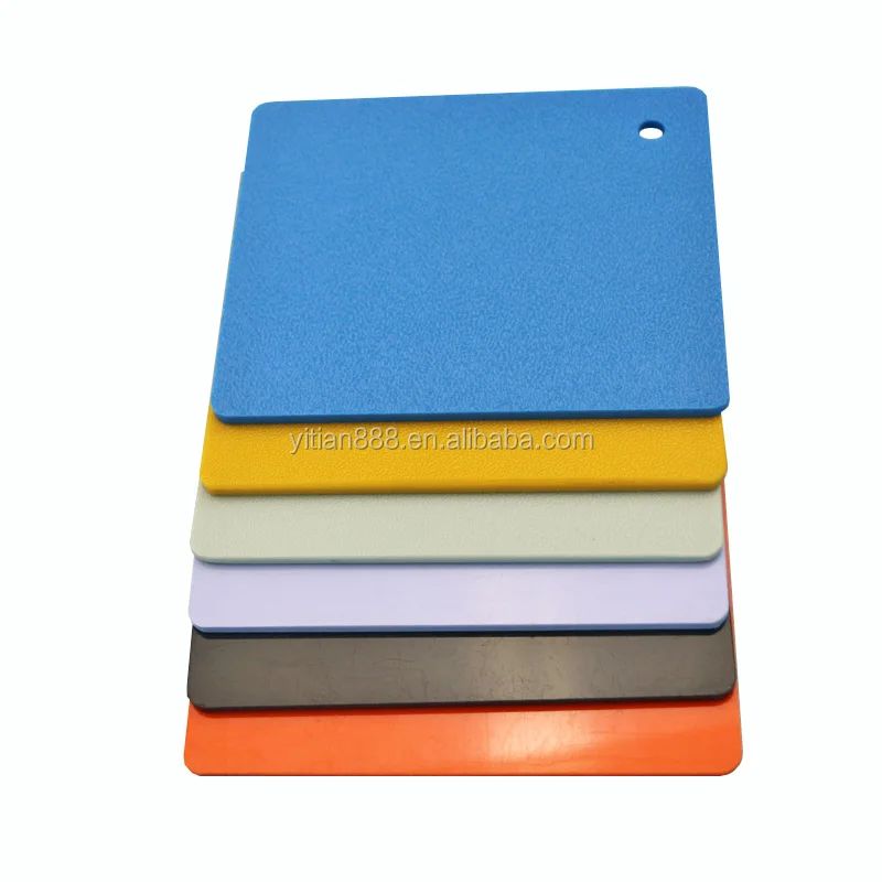 UV Printing Colored Textured ABS Plastic Plate Sheet for Vacuum Forming