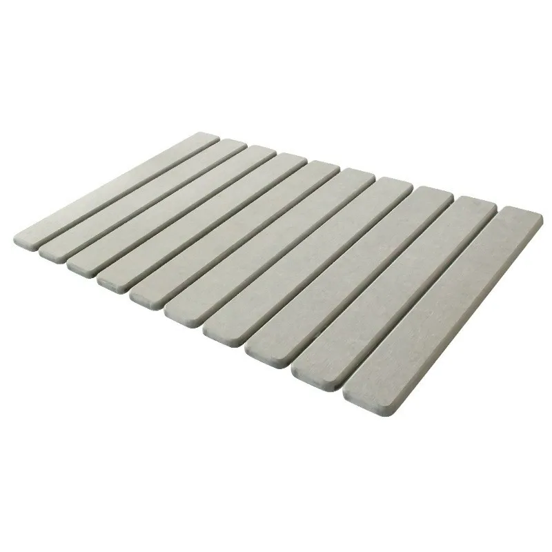 Alfombra de baño plegable absorbente de auga de moda Almohadillas de baño de pedra de diatomita de terra