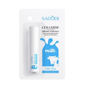 Factory Wholesale Lip Care Lip Balm Anti Cracking Exfoliation Moisturizing Nourishing Organic Natural Ceramide Milk Lip Balm