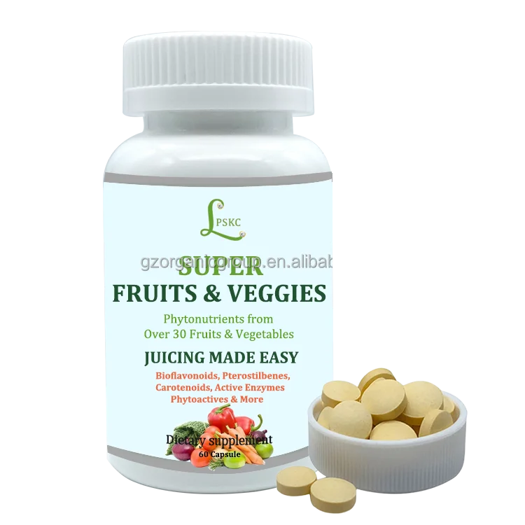 Highquality Super Fruits And Veggies Phytonutrients Capsules From Over