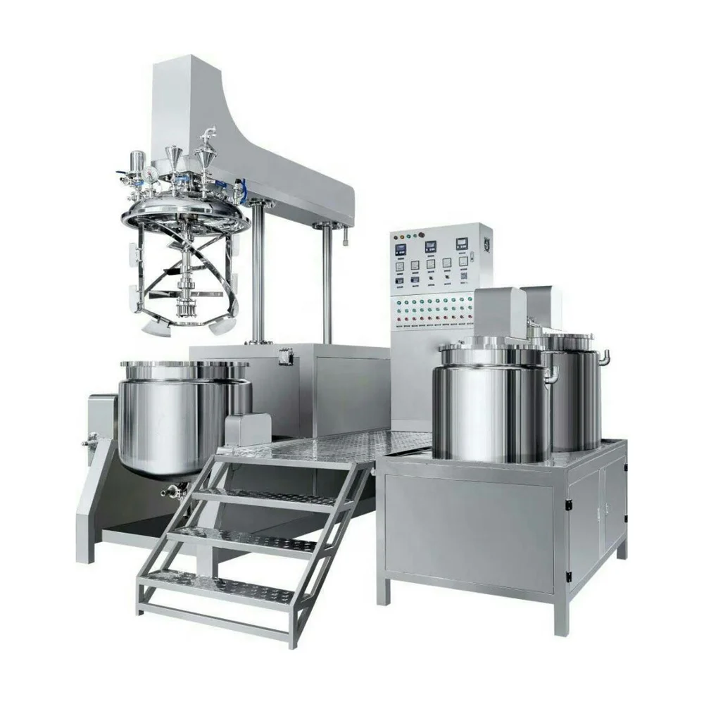 Small Lab Scale 5L 10L 20L 30L Vacuum Homogenizer Emulsifying Mixer Mayonnaise Making Machine