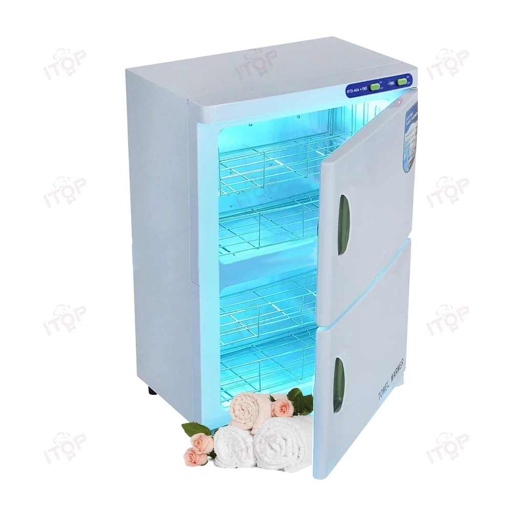 Hot Towel Cabinet Commercial Towel Warmer Machine Spa Disinfection Towel  Hot&cold Cabinet