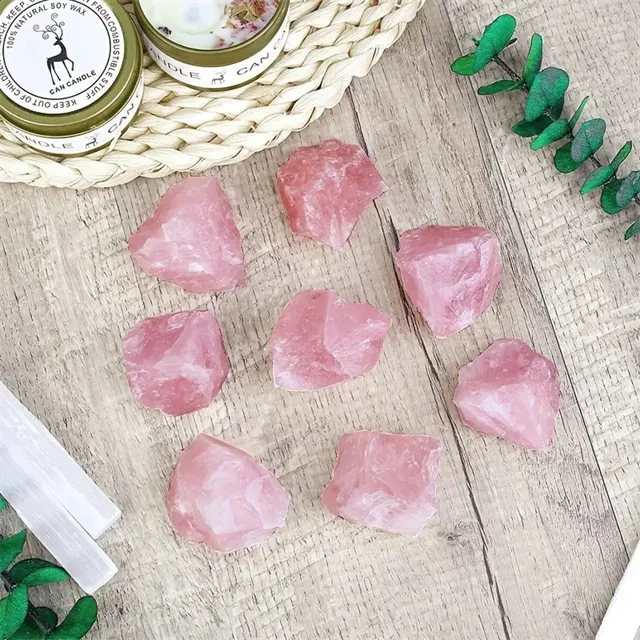 Cuarzo Rosa Piedra Rose Quartz Crystal Points Raw Natural Stones 500 G 1 1 Lb 4 Cm 1 6 Approx Ea Variety Of Shapes Sizes