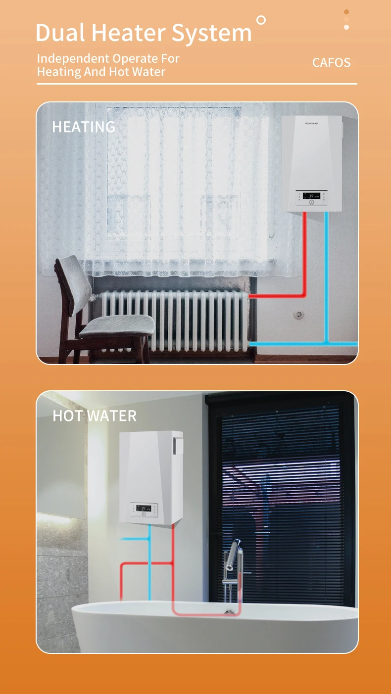 12kw 3 Phase Factory Price Wifi Remote Control Wall Hang