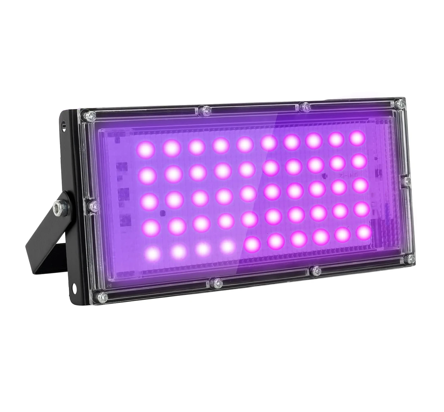 50 Вт светодиодные УФ-лампы для светящейся вечеринки 110 В 220 водонепроницаемый прожектор 395 нм фиолетовая лампа декора Хэллоуина