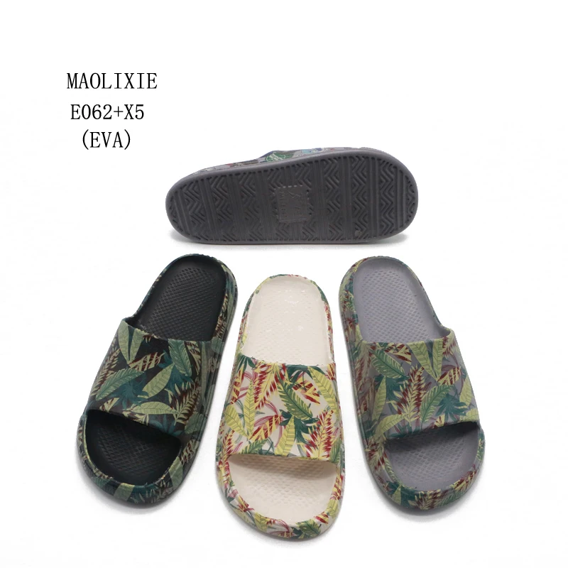 Factory High Quality Home Custom Summer Sandals EVA Slide Men Chappal Slides Slippers