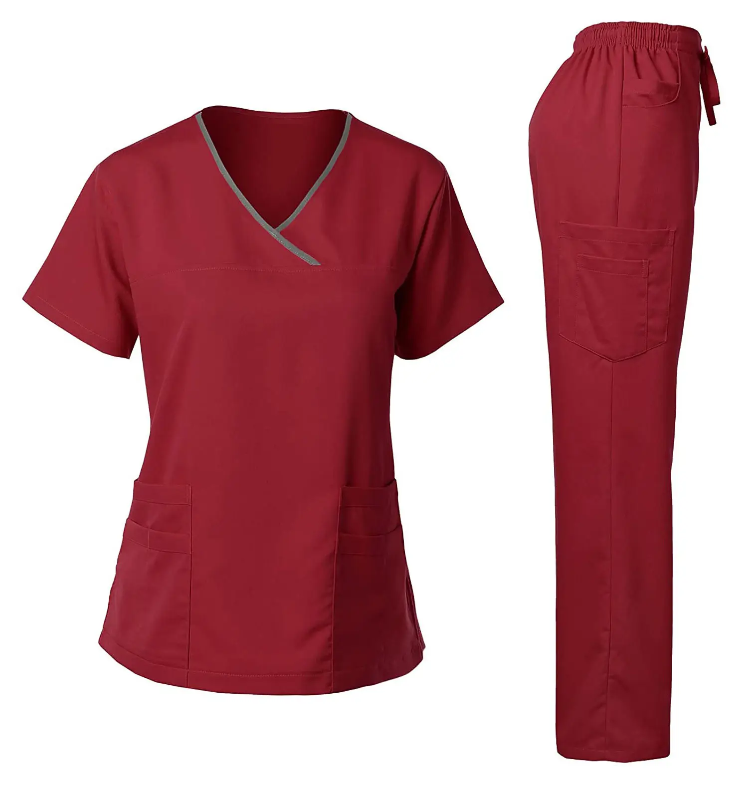 Hot Sale Medical Scrubs Uniforms Women Scrub Nurse Uniform Sets For
