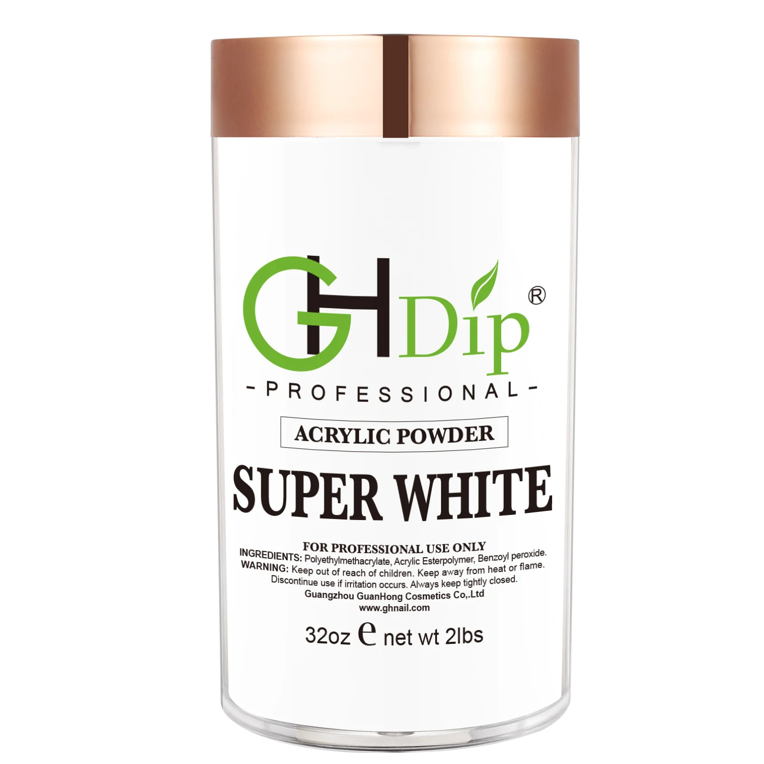 Factory Wholesale 5lbs 2 In 1 Polymer Powder Natural Pink And White