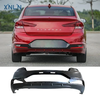 ABS Plastic Car Bumpers OE Style Rear Bumper 86611-F2AA0 for Hyundai Elantra 2019-2022
