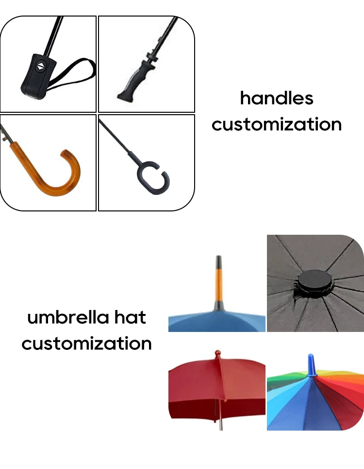 Factory Custom Extra Large Golf Umbrella Promotion Personality