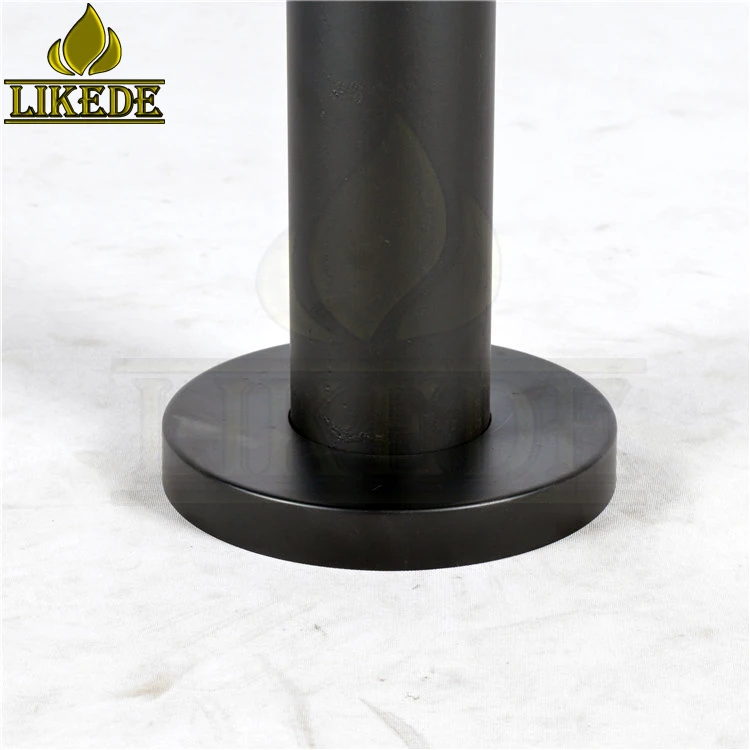 Metal Table Leg Black Iron Fixing Legs to Glass Table Single Leg Table Base