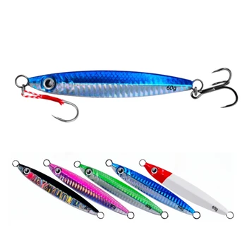 Leurres de pêche - Poisson au plomb 8g/18g/28g/39g Jigs en métal avec crochet unique