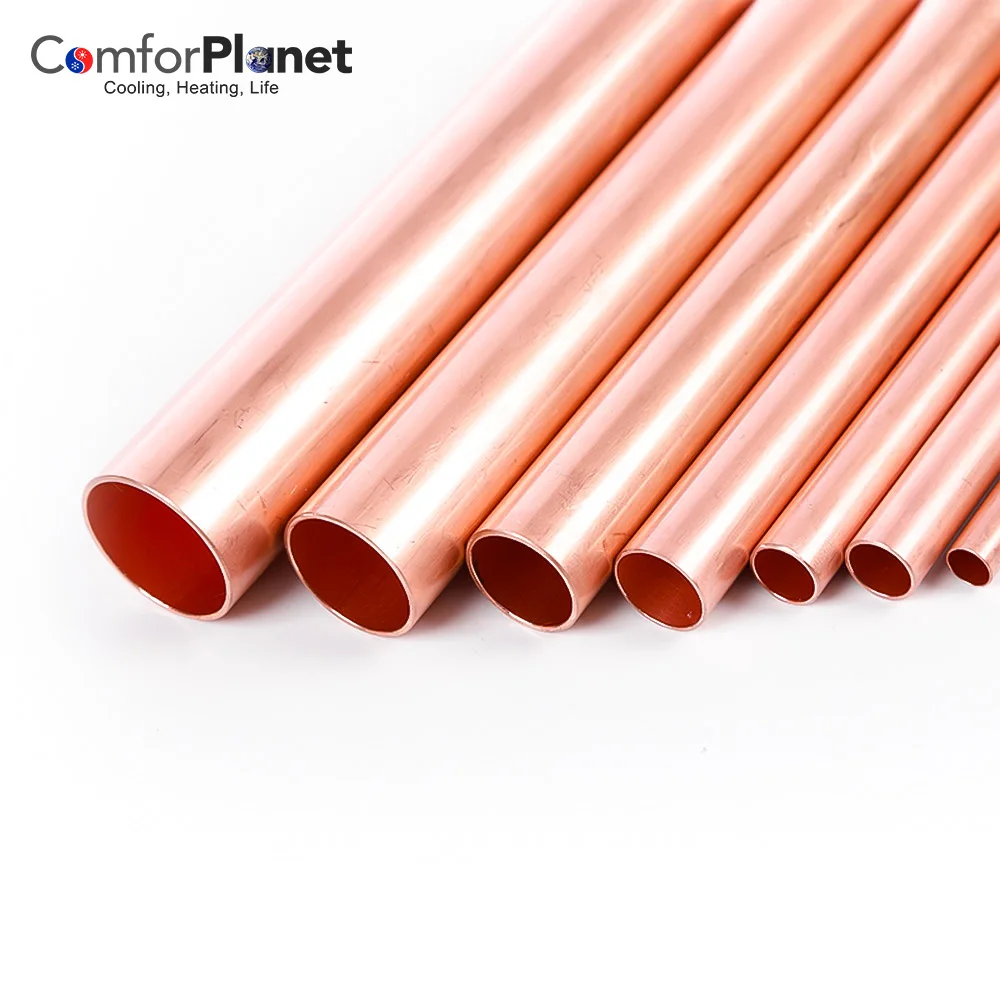 Hvac Straight Lengths Hard Temper Straight Copper Pipes For Air