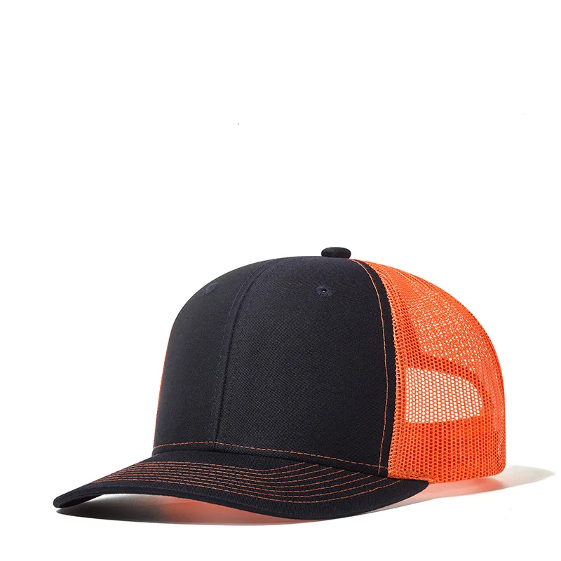 Custom Logo 6 Panel Baseball Cap Mesh SnapBack Cotton Twill Baseball Cap High Quality richardson 112 Trucker Hat Fro Men